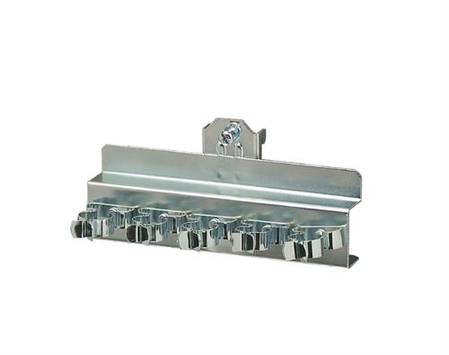 Liste m/fjederklemmer 150 mm - Galvaniseret