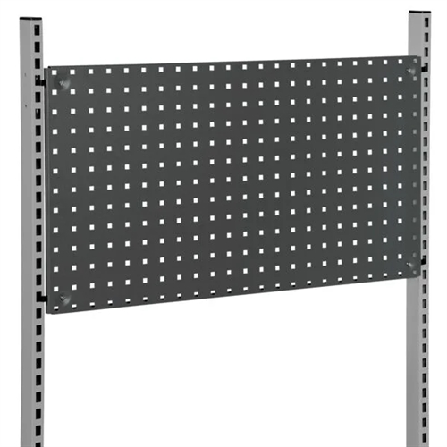 Værktøjstavle 640 x 480 mm - t/stolper ell. væg - Grå