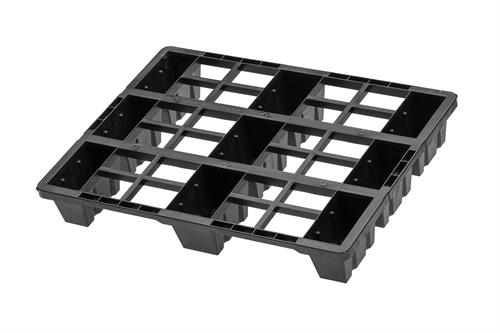 Bleva Light plastpalle 806 9F - Sort 