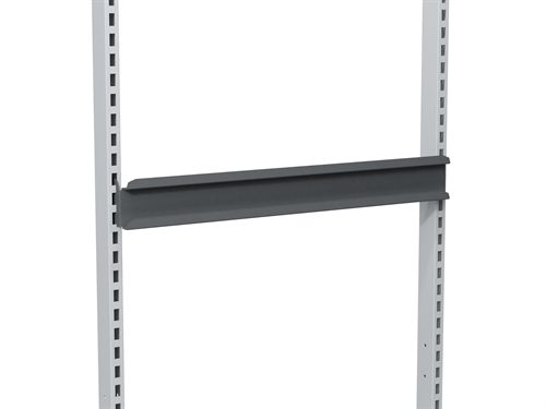 Ophængsskinne t/kasser L:670 mm - Mørkegrå