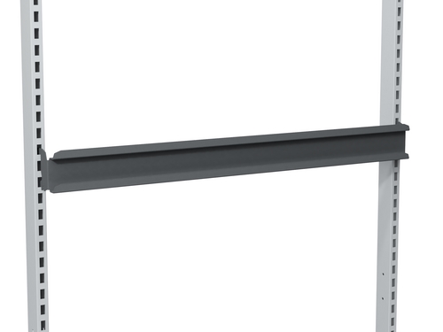 Ophængsskinne t/kasser L:900 mm - Mørkegrå