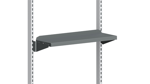 Værktøjshylde 670 x 210 mm - Mørkegrå