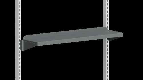 Værktøjshylde 900 x 210 mm - Mørkegrå