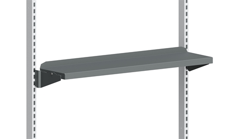 Værktøjshylde 900 x 210 mm - Mørkegrå