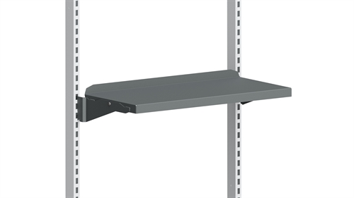 Værktøjshylde 670 x 300 mm - Mørkegrå