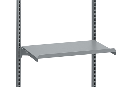 Værktøjshylde 645 x 450 mm - 25 kgs - Mørkegrå