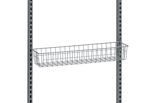 Trådkurv 670 x 175 mm - Mørkegrå