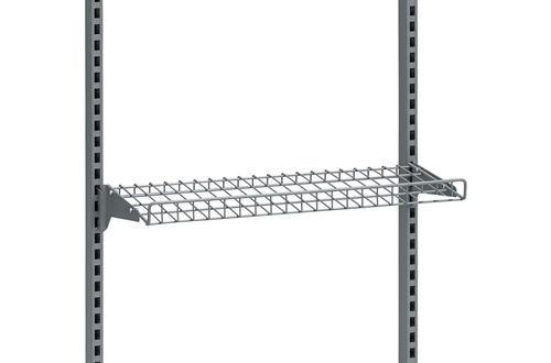 Trådhylde 670 x 300 mm - Mørkegrå