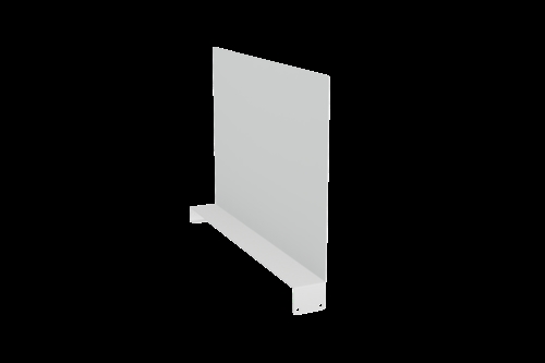 Hyldeafdeler t/underhylde - H400 mm - Lysegrå