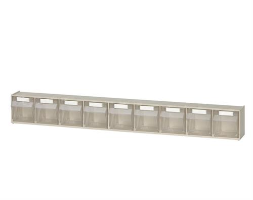 Tiltbox med 9 rum - Beige - 600 x 51 x H77 mm