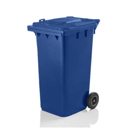 Affaldscontainer 240 L. - Blå - 580 x 670 x 1070 mm