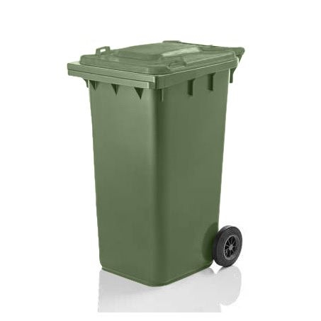 Affaldscontainer 240 L. Grøn - 580 x 670 x H1070 mm