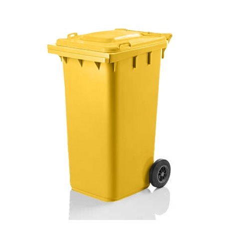 Affaldscontainer 240 L. - Gul - 580 x 670 x H1070 mm