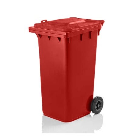 Affaldscontainer 240 L. - Rød - 580 x 670 x H1070 mm