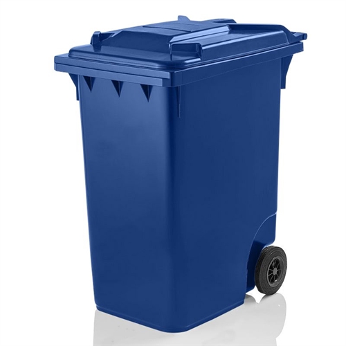 Affaldscontainer 360 L. - Blå - 600 x 880 x H1100 mm
