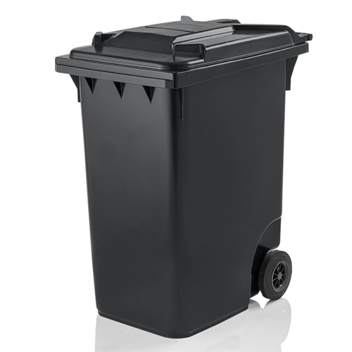 Affaldscontainer 360 L. - Grå - 600 x 880 x H1100 mm