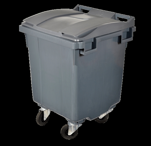 Industribeholder 400 L. - Grå - 820 x 780 x H1145 mm