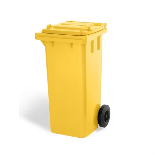 Affaldscontainer 120 L. - Gul - 480 x 540 x H930 mm