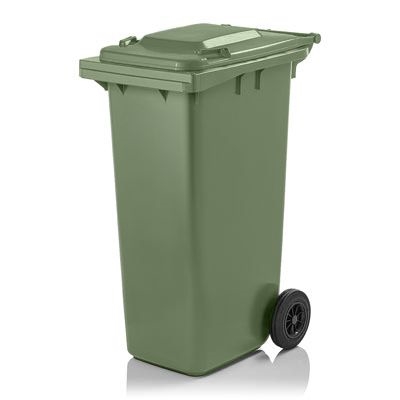Affaldscontainer 190 L. - Grøn - 690 x 545 x H1075 mm