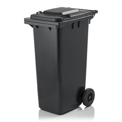 Affaldscontainer 190 L. - Grå - 690 x 545 x H1075 mm