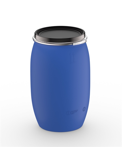 Plasttønde 120 L. - Ø496 mm - Blå