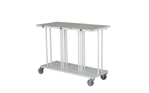 Mobilt affaldsstativ t/3 x 110 ltr. sække m/låg