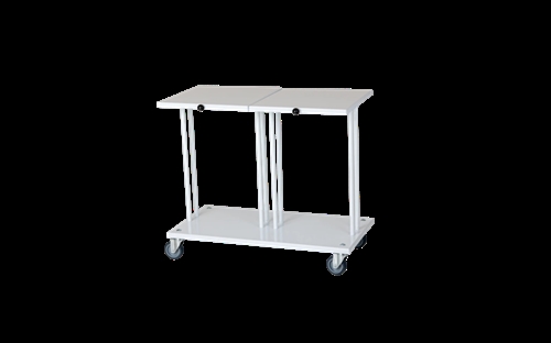 Mobilt affaldsstativ t/2 x 40 ltr. sække m/låg