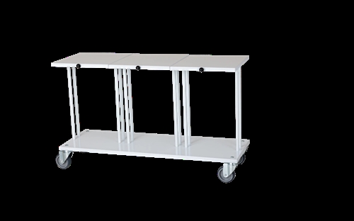 Mobilt affaldsstativ t/3 x 40 ltr. sække m/låg