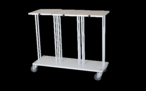Mobilt affaldsstativ t/3 x 60 ltr. sække m/låg