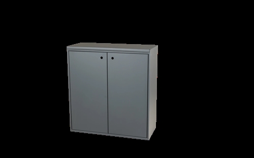 Kildesortering t/4 fraktioner - lukket - Antracit grå