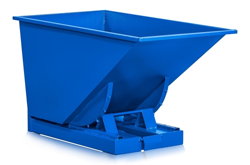 Tipcontainer St. 600 L - Blå - 1495 x 860 x H865 mm