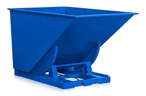 Tipcontainer St. 2000 L - Blå - 2145 x 1410 x H1246 mm
