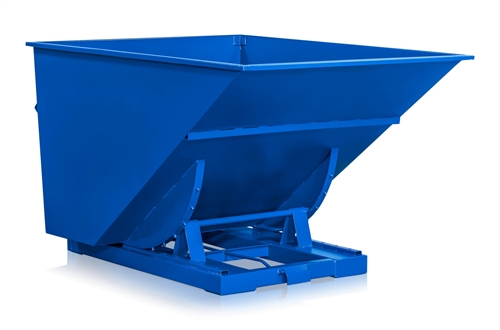 Tipcontainer St. 2500 L - Blå - 2300 x 1490 x H1385 mm