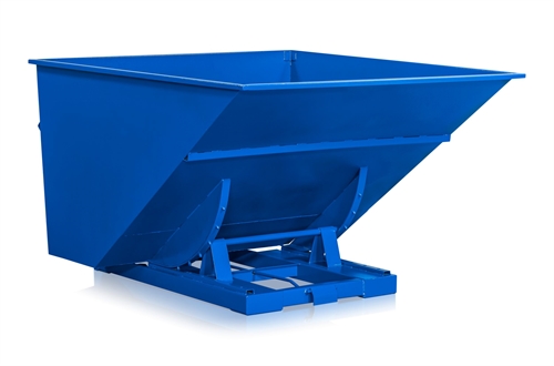 Tipcontainer St. 3000 L - Blå - 2300 x 1725 x H1385 mm