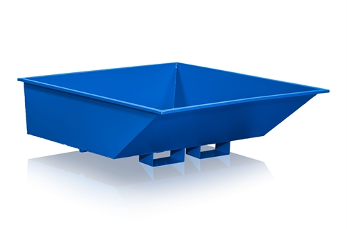 Lav tip containeren 750 L l - Blå - 1675 x 1495 x H525 mm
