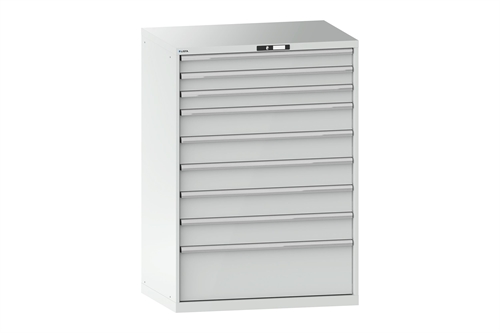 Lista 54 x 36 Skuffekabinet m/9 skuffer - 200 kgs