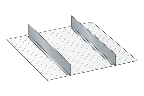 Skuffeindretning til Lista 27 x 27 - Metal 172