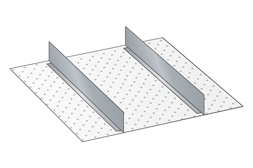 Skuffeindretning til Lista 27 x 27 - Metal 175