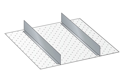 Skuffeindretning til Lista 27 x 27 - Metal 177