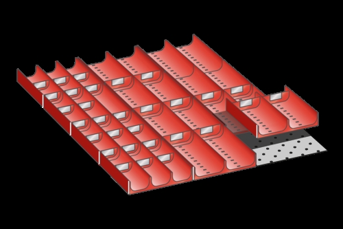 Skuffeindretning til Lista 27 x 36 - Kit 3
