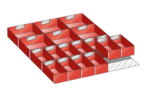 Skuffeindretning til Lista 27 x 36 - Kit 9