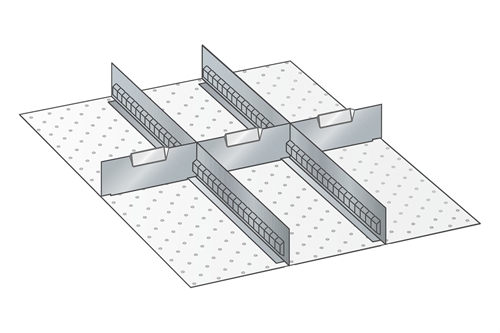 Skuffeindretning til Lista 27 x 36 - Metal 116