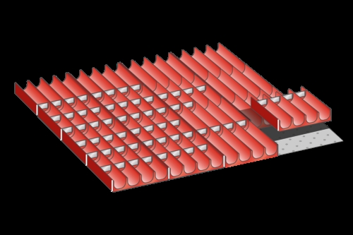 Skuffeindretning til Lista 36 x 36 - Kit 10