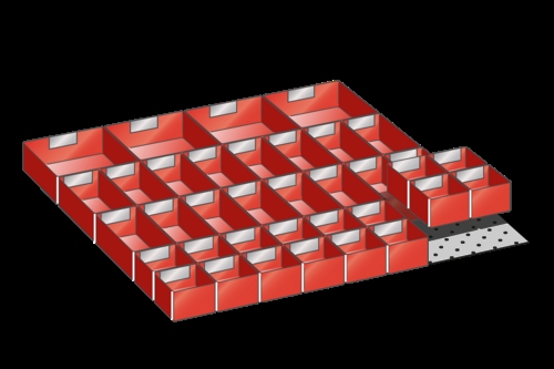Skuffeindretning til Lista 36 x 36 - Kit 15