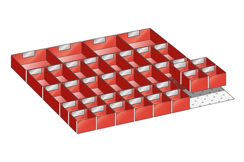 Skuffeindretning til Lista 36 x 36 - Kit 17
