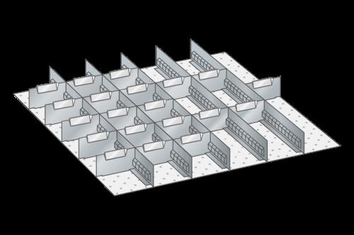 Skuffeindretning til Lista 36 x 36 - Metal 121