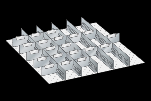 Skuffeindretning til Lista 36 x 36 - Metal 125