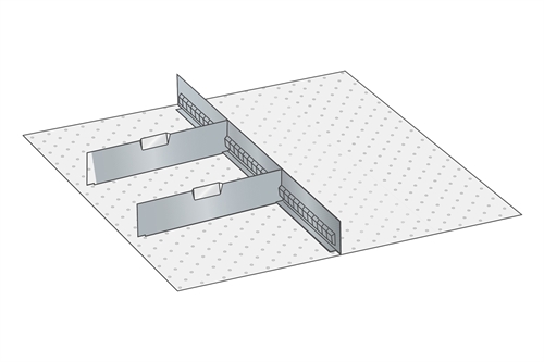 Skuffeindretning til Lista 36 x 36 - Metal 127
