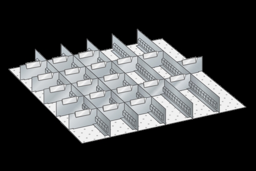 Skuffeindretning til Lista 36 x 36 - Metal 131