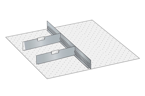 Skuffeindretning til Lista 36 x 36 - Metal 140